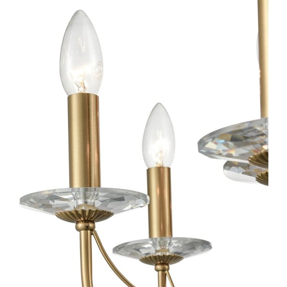 8033/16 CLASSI LN24 медь, металл/стекло Люстра подвесная Е14 16*40W 220V INCANTO