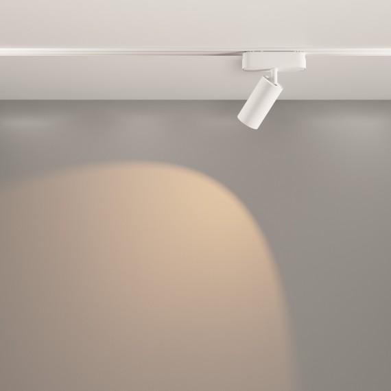 TR103-1-12W3K-M-W Трековый магнитный светодиодный светильник Maytoni Radity 48V CRI90+ 3000К 1000Лм 36° 12Вт