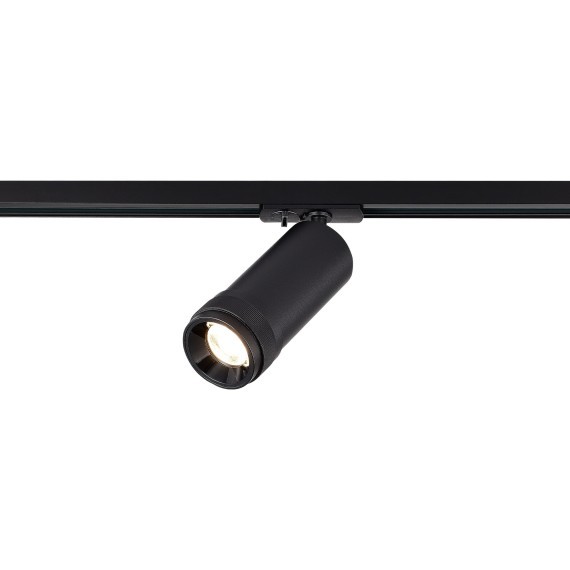 ST385.446.10 Св-к трек. Zoom Черный LED 1*10W 4000K 900Lm Ra 10-55° IP20 D55xH125 220V Однофазная трековая система