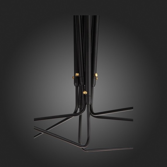 SL305.402.06 Люстра потолочная ST-Luce Черный/Черный, Белый E27 6*60W SPRUZZO