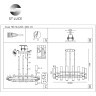 SL1237.303.16 Люстра подвесная ST-Luce Латунь/Прозрачный E14 16*15W ISLA