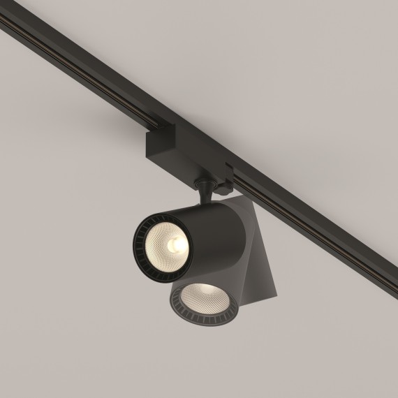 Трековый светильник трехфазный 220V светодиодный Vuoro TR029-3-20W3K-S-B