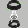 Светильник круглый черный встраиваемый MR16/GU10 max 12Вт Singo Base Lightstar 011620