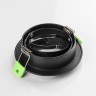 Светильник круглый черный встраиваемый MR16/GU10 max 12Вт Singo Base Lightstar 011620