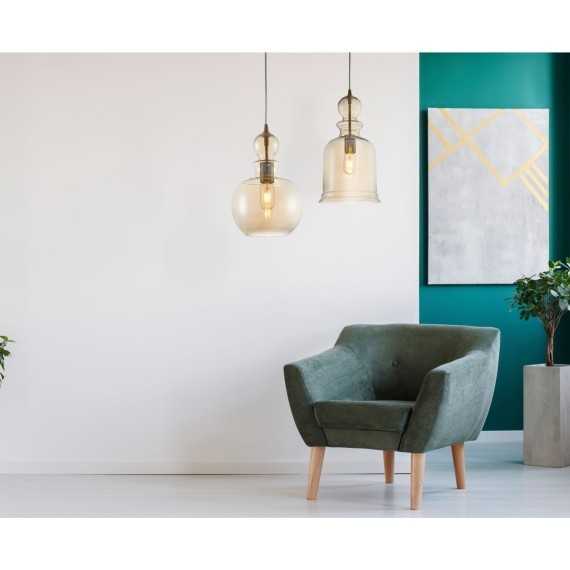 Подвесной светильник с 1 плафоном Maytoni P002PL-01BZ Tone под лампу 1xE27 60W