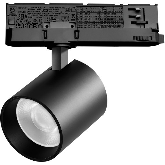 Светильник для трековой системы Quattro LED 35W 36G с адаптером Alta Base Lightstar A5447QT36G