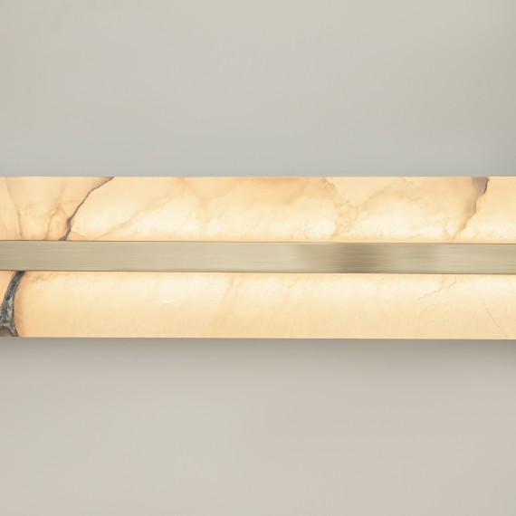 Алебастровый настенный светильник (бра) без выключателя LED 8W RA90 150лм 3000К Maytoni Albatre MOD366WL-L9BS3K