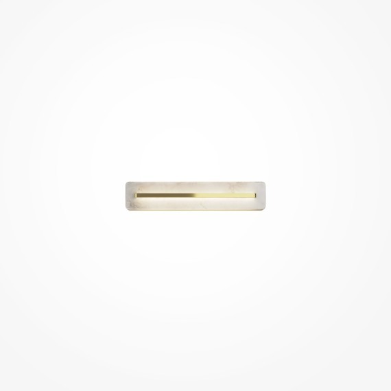 Алебастровый настенный светильник (бра) без выключателя LED 8W RA90 150лм 3000К Maytoni Albatre MOD366WL-L9BS3K