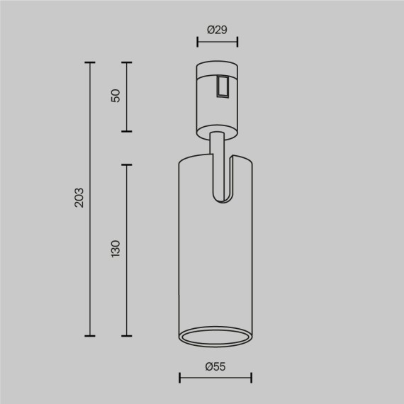 Трековый светильник Maytoni Focus Led Flarity LED Ra90 Lm840 4000K IP20 12Вт 50° TR144-1-12W4K-W-PT