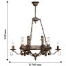 Подвесная люстра Boulogne 2159-6P