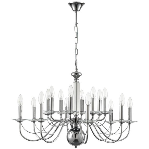 8034/16 CLASSI LN24 хром, металл/стекло Люстра подвесная Е14 16*40W 220V INCANTO