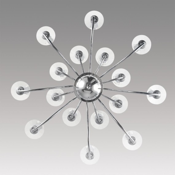 8034/16 CLASSI LN24 хром, металл/стекло Люстра подвесная Е14 16*40W 220V INCANTO