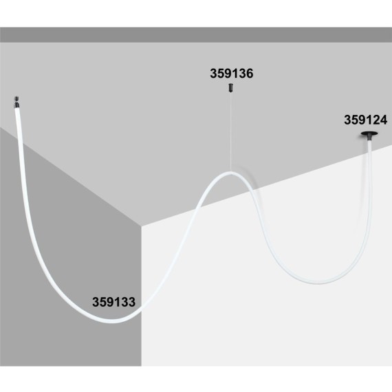 База для встраиваемого монтажа светильников 359128-359133 RAMO 359124