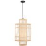 SL6241.523.01 Светильник подвесной ST-Luce Древесный/Белый E27 1*40W ALMA