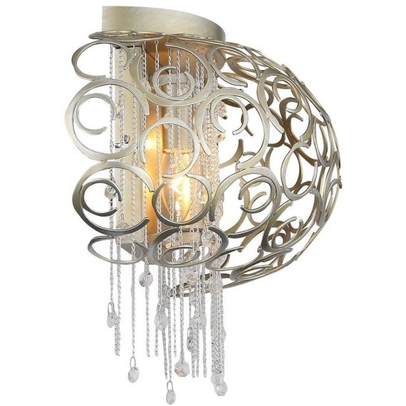 SL1101.201.02 Бра ST-Luce Шампань/Шампань, Прозрачный E14 2*40W DOLCIMA