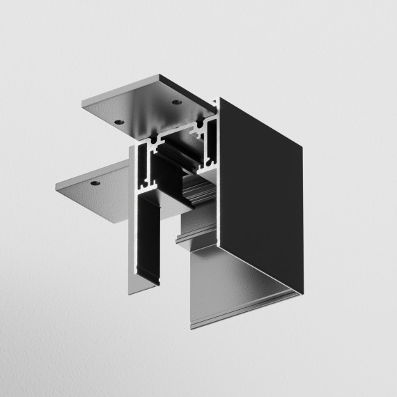 Угловой коннектор для накладных шинопроводов Maytoni Gravity TRA004CL-21B