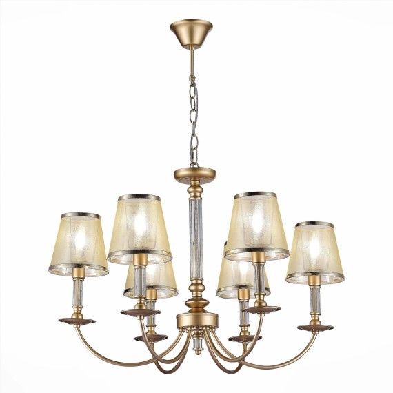 SLE1115-203-06 Светильник подвесной розовое золото/Розовое золото E14 6*60W VINCI