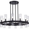 SL1237.403.12 Люстра подвесная ST-Luce Черный/Прозрачный E14 12*15W ISLA
