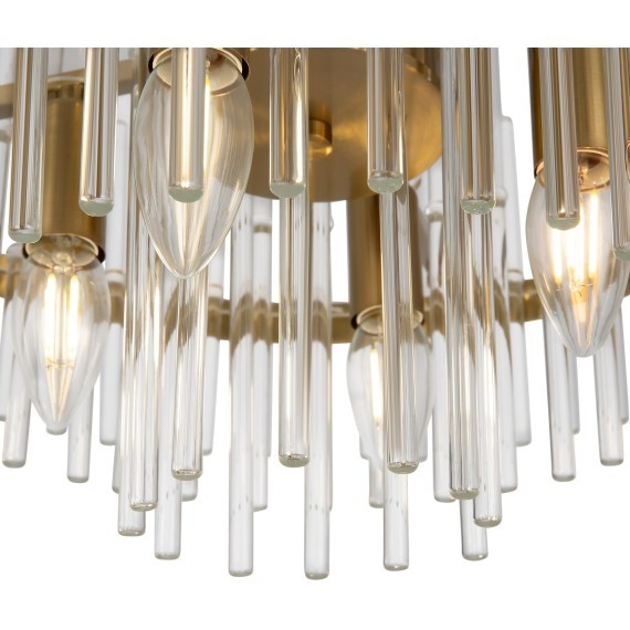 Люстра на штанге Freya FR5216PL-06BS Agora под лампы 6xE14 60W