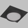 DK2091-BK Встраиваемый светильник FLAT, IP 20, до 15 Вт, GX53, LED, черный, алюминий