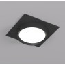 DK2091-BK Встраиваемый светильник FLAT, IP 20, до 15 Вт, GX53, LED, черный, алюминий