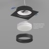 DK2091-BK Встраиваемый светильник FLAT, IP 20, до 15 Вт, GX53, LED, черный, алюминий