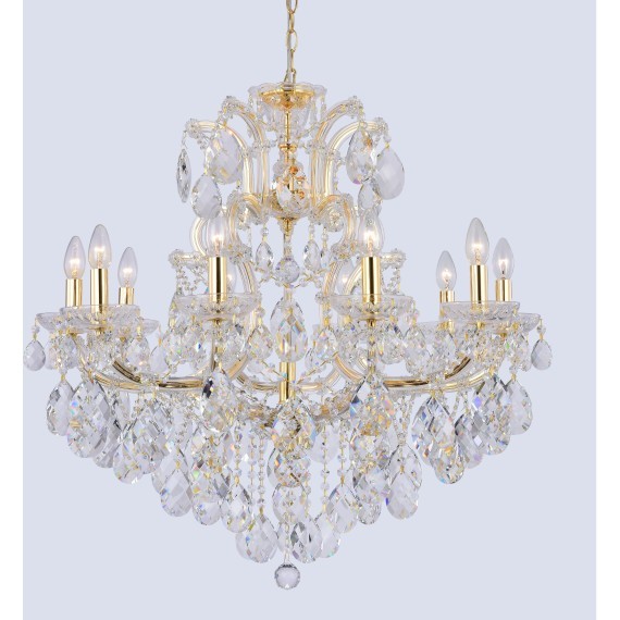 Люстра Crystal Lux ISABEL SP11 GOLD/TRANSPARENT