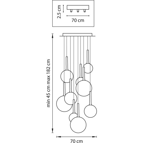 Подвес Globo Lightstar 813091
