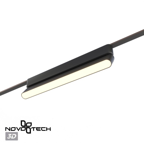 359467 Трековый ременный светодиодный SMART светильник c доп. механическим перекл. цветности Novotech EASY CRI90+ 3000-6000К 660Лм 110° 18W TUYA, Алиса, Wi-Fi