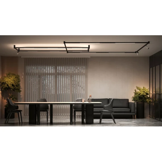 Магнитный трековый светильник LED 4000K 850Lm Arte Lamp OPTIMA 0.1-10V A7476PL-1BK