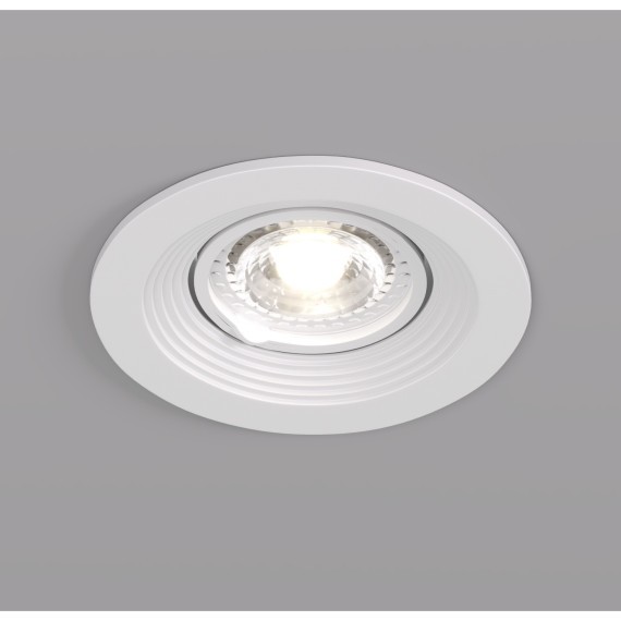 DK3029-WH Встраиваемый светильник, IP 20, 10 Вт, GU5.3, LED, белый, пластик