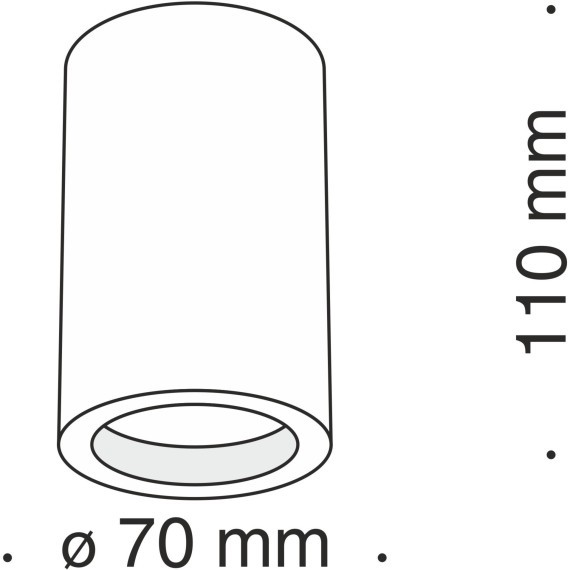 Накладной потолочный светильник Maytoni C003CW-01W Conik gyps под лампу 1xGU10 30W