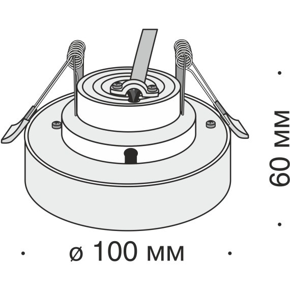 Встраиваемый светильник Maytoni DL035-2-L6W Planet светодиодный LED 11W