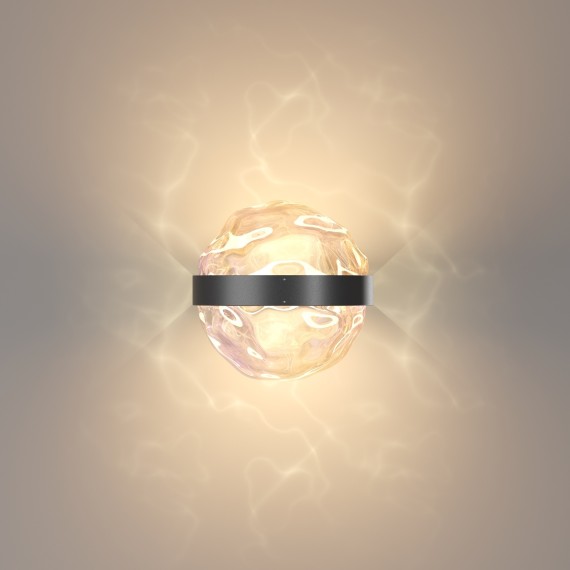 Светодиодный настенный светильник (бра) с перламутровым плафоном LED 6Вт RA80 600лм 3000К Maytoni Misterio MOD379WL-L6B3K