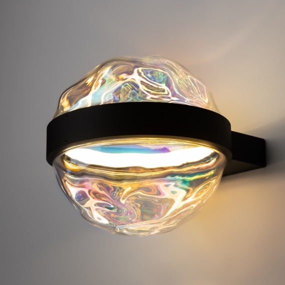 Светодиодный настенный светильник (бра) с перламутровым плафоном LED 6Вт RA80 600лм 3000К Maytoni Misterio MOD379WL-L6B3K