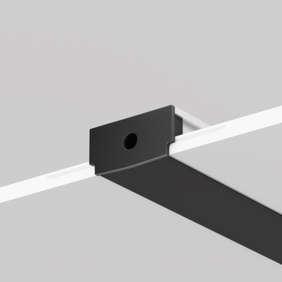 Комплект заглушек (для профиля 61×14) 2 шт., ALM-6114-B-EC 642013