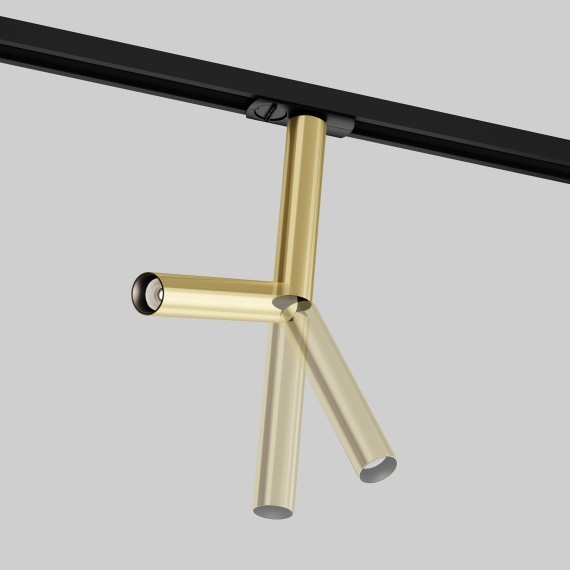 Однофазный двужильный светодиодный трековый светильник Maytoni Unity TR142-1-6W4K-BS Focus Dual 4000К 480Лм CRI90+ 36° 6Вт