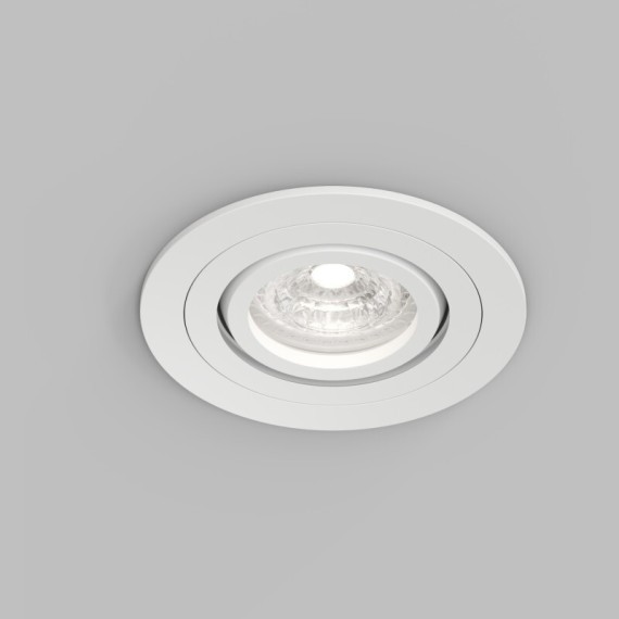 DK2110-WH Встраиваемый влагозащищённый светильник HYDRO, IP44, до 15 Вт LED, GU10, алюминий, белый