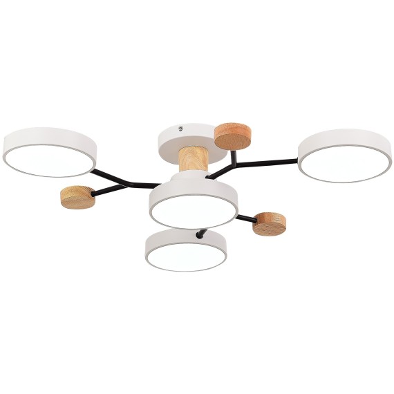 SLE6006-502-04 Светильник потолочный Белый/Белый LED 4*12W 3000K/4500K/6000K FAEMA