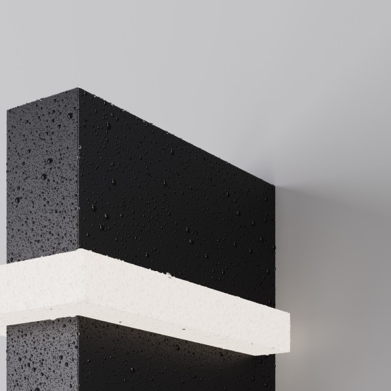 Уличный наземный столбик Outdoor O484FL-L15GF3K