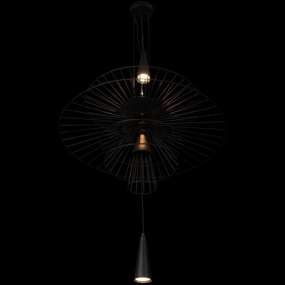 10141/600 Black Подвесной светильник LOFT IT Star