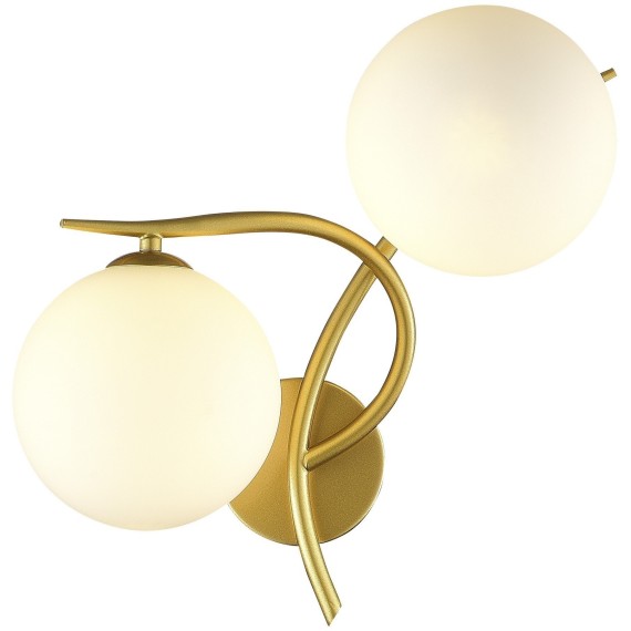 SLE2210-201-02 Светильник настенный Золотой/Белый G9 LED 2*5W ARTU