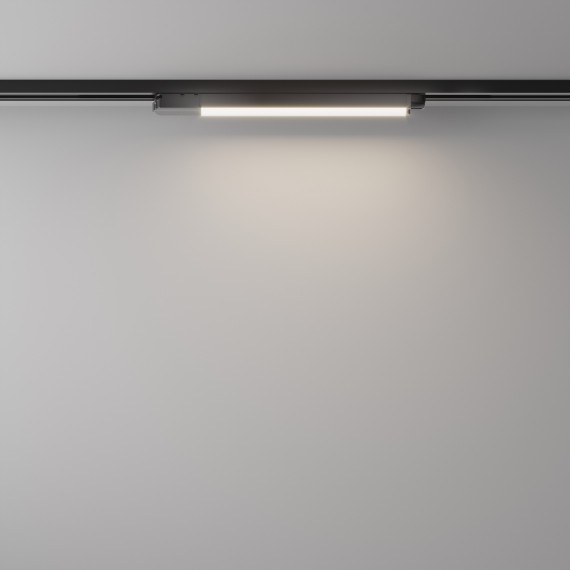 Однофазный двужильный светодиодный трековый светильник Maytoni Unity TR000-1-12W4K-B Basis 4000К 900Лм CRI90+ 110° 12Вт