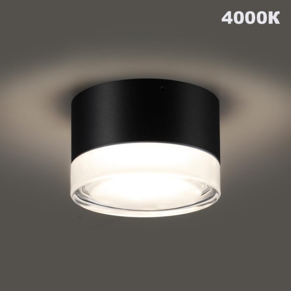 Светильник уличный потолочный с переключателем цветовой температуры и влагозащитой Novotech IP65 LED 12W 100-240V 2700К\3200К\4000К ESTIMA 359715