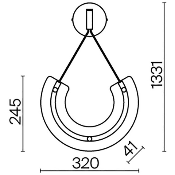 Настенный светильник (бра) Maytoni P091WL-L18G3K1