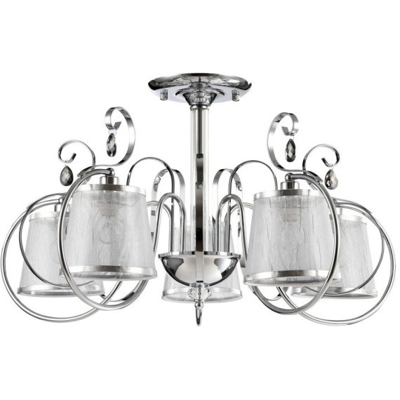 Люстра потолочная Freya FR2020-CL-05-CH Simone под лампы 5xE14 40W