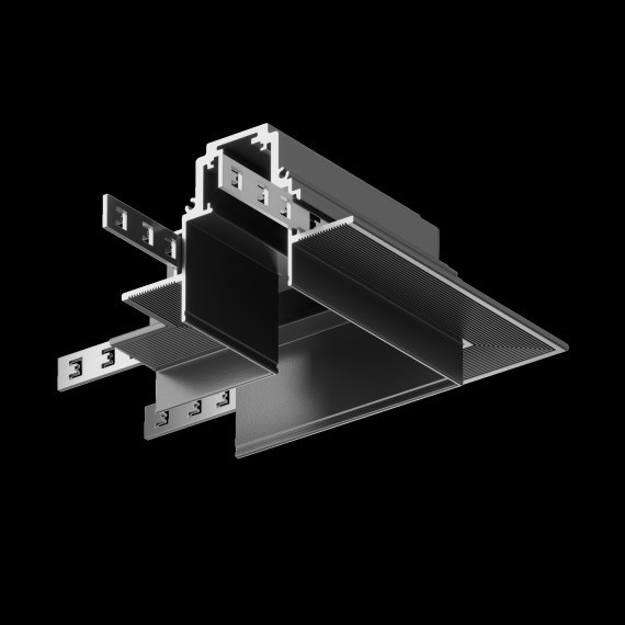 Угловой коннектор для ГКЛ шинопроводов Maytoni Gravity TRA004CL-22B