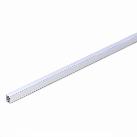 ST017.129.09 Накладной алюминиевый анодированный профиль с рассеивателем (к-т: 2 загл) отдельно комплект подвесов ST017.029.09