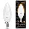 103101107 Лампа Gauss LED Свеча E14 6.5W 520lm 3000К 1/10/100