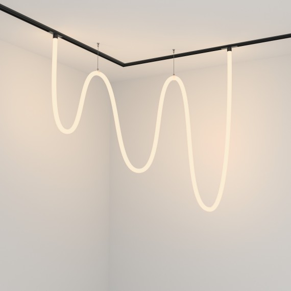 TR101-2-100W3K-B Трековый магнитный светодиодный светильник Maytoni Gravity CRI90+ 3000К 5700Лм 360° 100Вт